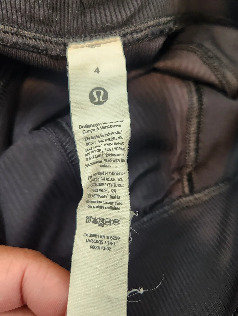 Lululemon Dance Studio Mid-Rise Cropped Pant Size 4 - Picture 4 of 7